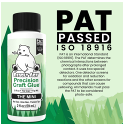 Bearly Art Pegamento de Precisión 59 mL | Adhesivo limpio y preciso para manualidades