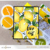 Altenew Zesty Life | Set de sellos y troqueles cítricos para scrapbooking creativo