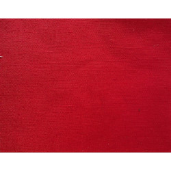 Tejido rojo lino y algodón | 55% lino / 45% algodón – Calidad y estilo natural