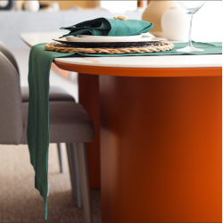 Tejido verde lino y algodón | 55% lino / 45% algodón – Calidad y estilo natural