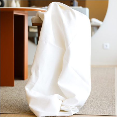 Lino 100% puro color Pérola | Elegancia natural y calidad premium en textiles