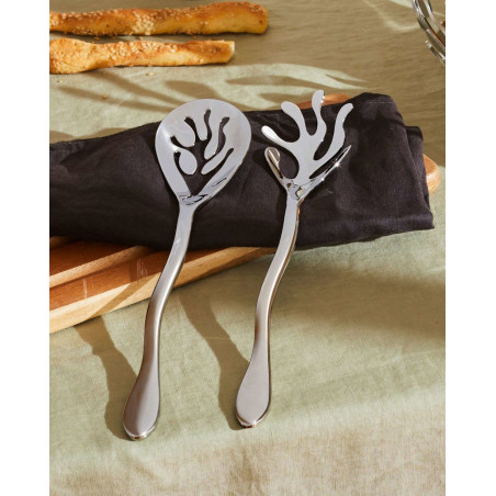 Cubiertos para ensalada Alessi Mediterraneo | Elegancia y diseño italiano en tu mesa