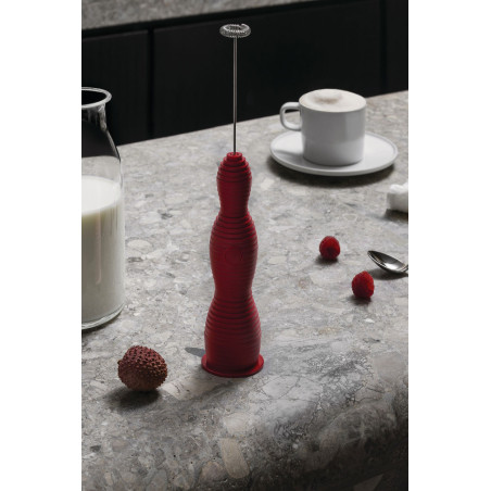 Espumador de leche Alessi Pulcina | Diseño italiano y espuma perfecta