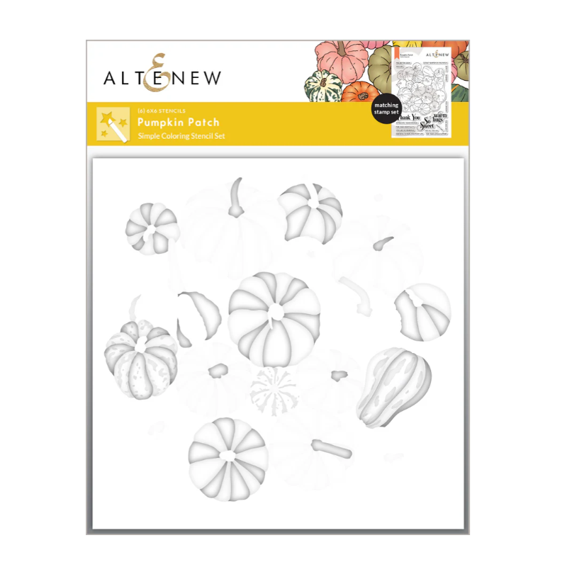 Altenew Calabacín Stamping Set | Sellos creativos para scrapbooking y manualidades