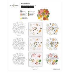 Altenew Calabacín Stamping Set | Sellos creativos para scrapbooking y manualidades