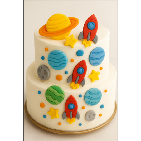 Molde de silicona Wilton El Espacio | Figuras espaciales para postres creativos