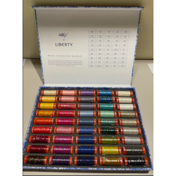 Aurifil X Liberty – Colección de 45 hilos de algodón 50wt | Edición limitada