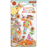 Craft Consortium Happy Harvest | Sellos acrílicos para scrapbooking otoñal