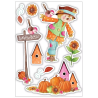 Craft Consortium Happy Harvest | Sellos acrílicos para scrapbooking otoñal