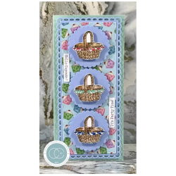 Craft Consortium Bluebells & Buttercups “Picnic” | Sellos acrílicos para scrapbooking creativo
