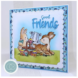 Craft Consortium Bluebells & Buttercups “Picnic” | Sellos acrílicos para scrapbooking creativo