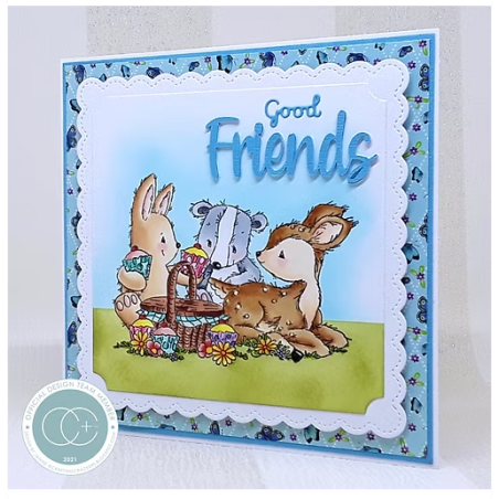 Craft Consortium Bluebells & Buttercups “Picnic” | Sellos acrílicos para scrapbooking creativo