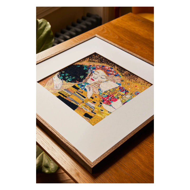 El Beso de Gustav Klimt Kit punto de cruz Avanzado