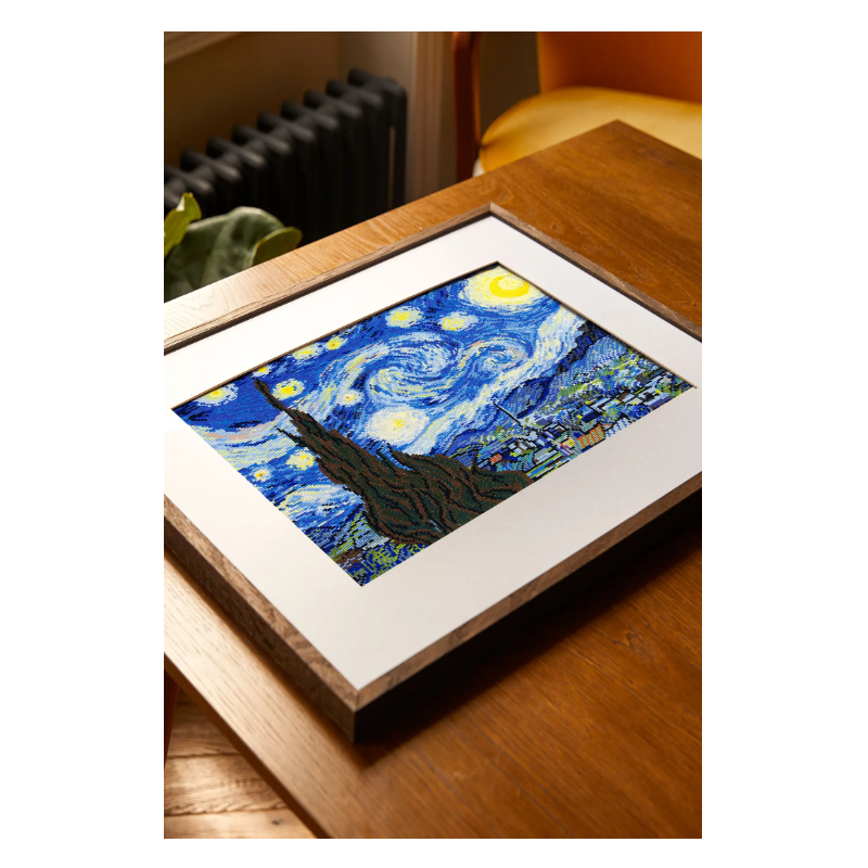 DMC Kit Punto de Cruz “La Noche Estrellada” | Van Gogh – Nivel avanzado