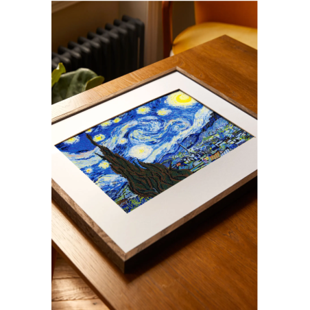 DMC Kit Punto de Cruz “La Noche Estrellada” | Van Gogh – Nivel avanzado