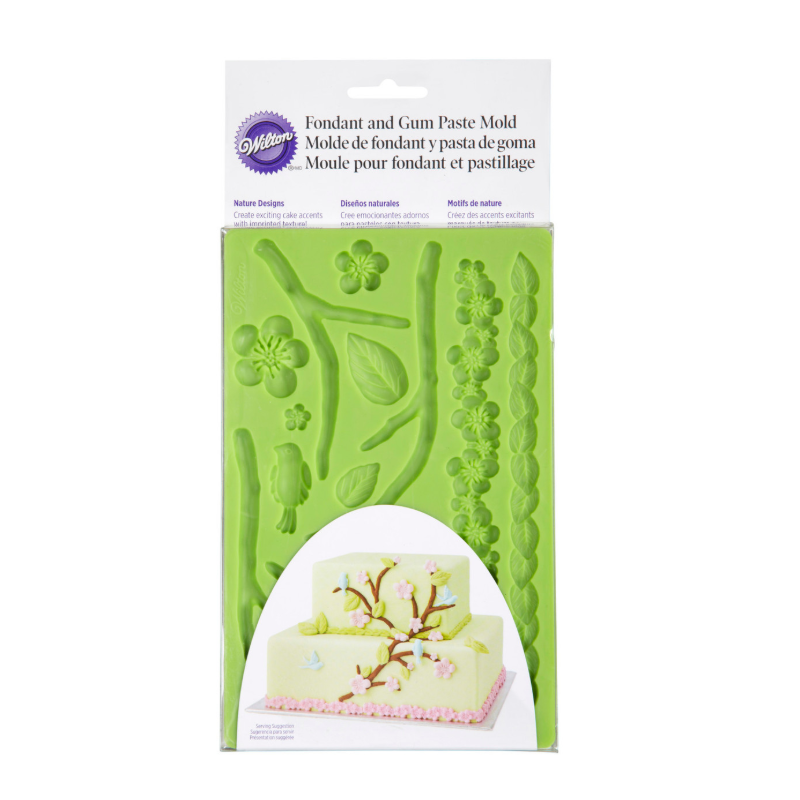 Molde de silicona Wilton Nature Designs | Crea pasteles artísticos y únicos