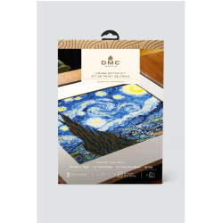 DMC Kit Punto de Cruz “La Noche Estrellada” | Van Gogh – Nivel avanzado