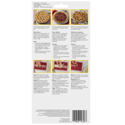 Molde de silicona Wilton para bordes de tartas | 6 cavidades – Decoración profesional