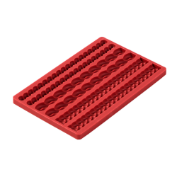 Molde de silicona Wilton para bordes de tartas | 6 cavidades – Decoración profesional