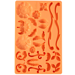 Molde de silicona Wilton encaje | Fondant y pasta de goma – 23 cavidades