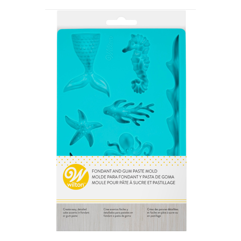 Molde de silicona Wilton Vida Marina | Crea postres y figuras marinas con facilidad