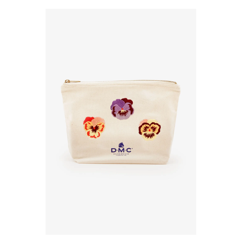 DMC Kit Bolso de mano “Pensamientos” | Bordado creativo con estilo artesanal
