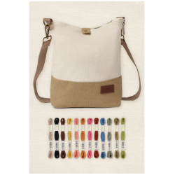 DMC Eco Vita bolsa de labores | Kit sostenible con 12 madejas de hilo reciclado