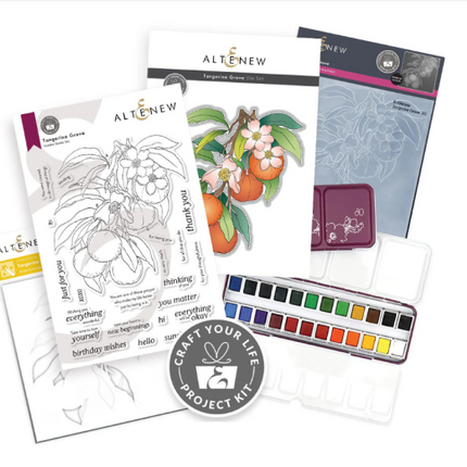 AlteNew -Tangerine Grove & Artists' Watercolor 24 Pan Set Bundle