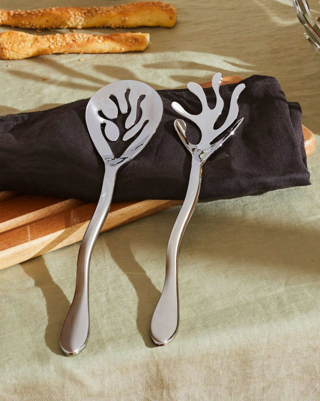 Alessi- Cubiertos para ensalada, coleccion Mediterraneo
