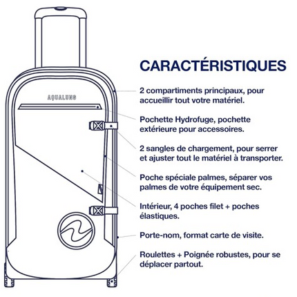 AquaLung EXPLORER 120L - Bolsa de buceo