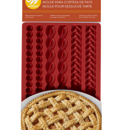 Wilton -Molde de silicona para bordes de tartas – 6 cavidades