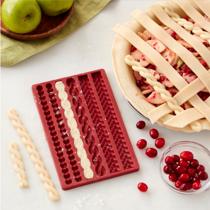 Wilton -Molde de silicona para bordes de tartas – 6 cavidades