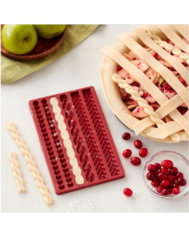 Wilton -Molde de silicona para bordes de tartas – 6 cavidades