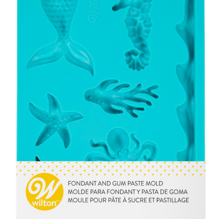 Wilton - Molde de Silicone Vida Marina