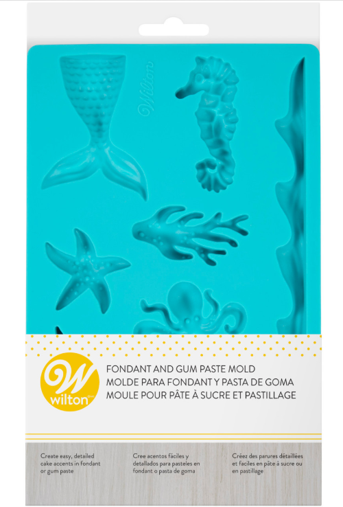 Wilton - Molde de Silicone Vida Marina
