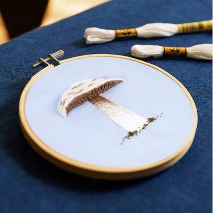 DMC-Kit de bordado avanzado Prince Mushroom por Pippa Haynes