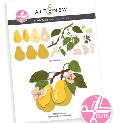 AlteNew -Fresh Pears Layering Die Set