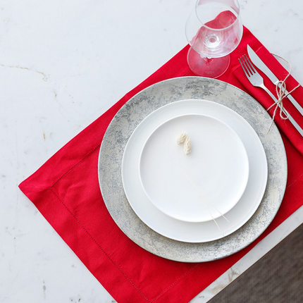 Individual de Mesa en Lino y Algodón – Elegancia Artesanal Portuguesa