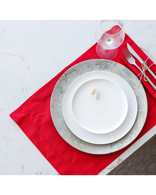 Individual de Mesa en Lino y Algodón – Elegancia Artesanal Portuguesa