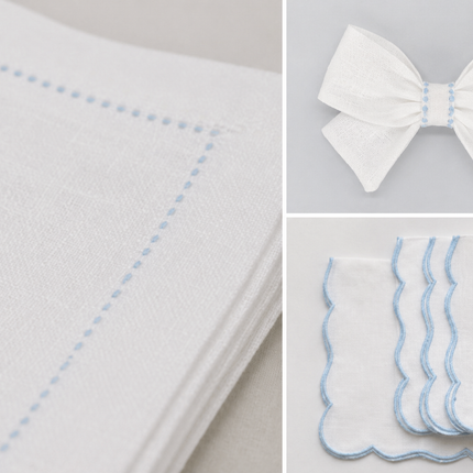 Kit de lino blanco