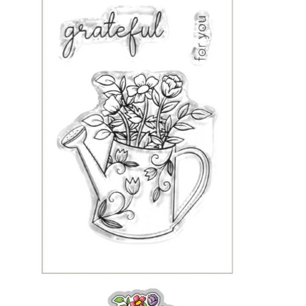 Dainty Watering Can Stamp & Die Set
