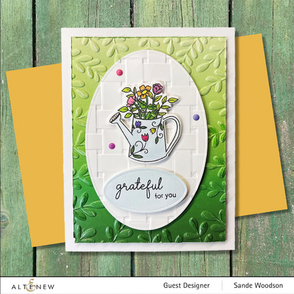 Dainty Watering Can Stamp & Die Set