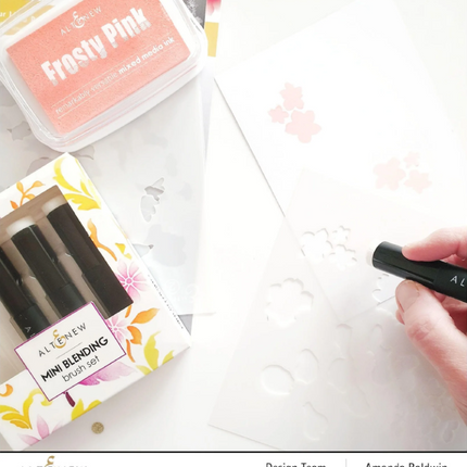 mini brochas para mezclar tinta