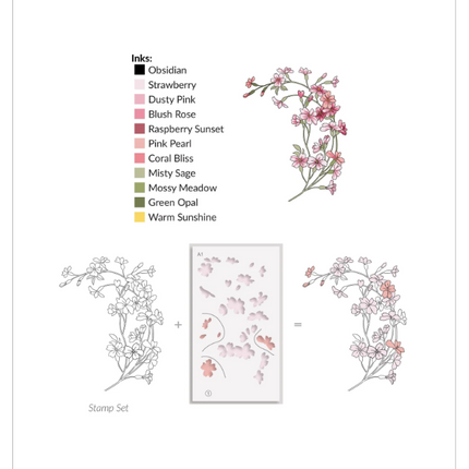 Build-A-Garden: Tranquil Trail Stamp Set