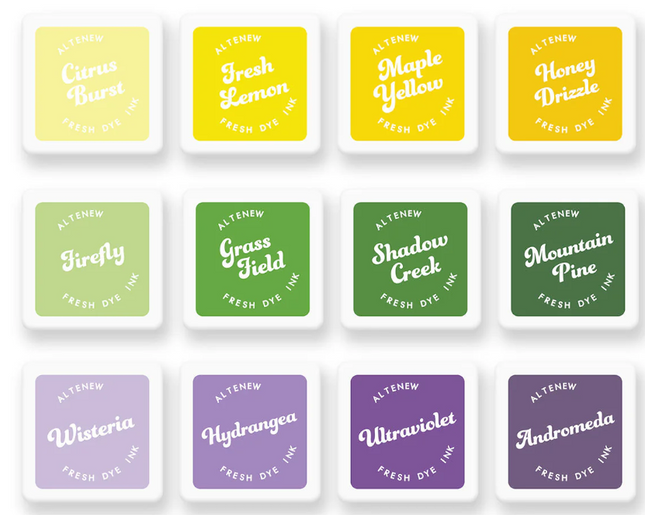 Forest Fantasy Fresh Dye Ink Mini Cube Bundle