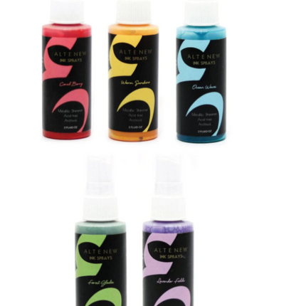 Metallic Shimmer Ink Sprays,