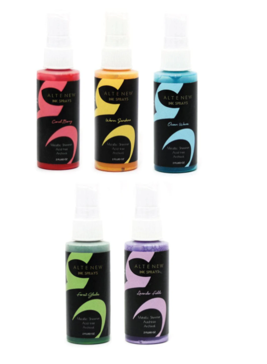 Metallic Shimmer Ink Sprays,