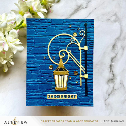 Creative Cuts: Antique Street Lamps Layering Die Set