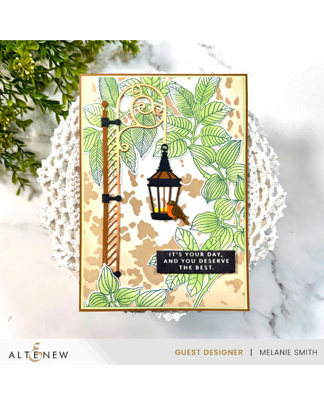 Creative Cuts: Antique Street Lamps Layering Die Set