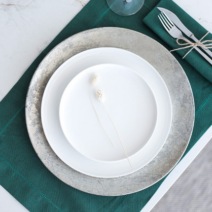 Individual de Mesa en Lino y Algodón – Elegancia Artesanal Portuguesa